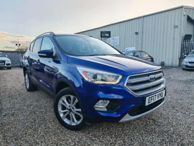Second-hand Ford Kuga Titanium 180 CP (132 kW) 2017 Albastru SUV