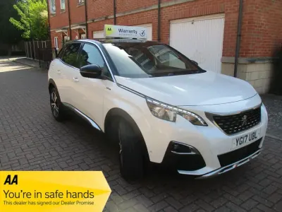 Used Peugeot 3008 GT-line 2017 Pearl white SUV