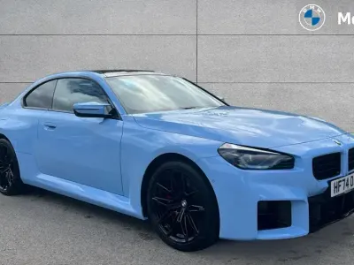 Begagnad BMW M2 Comfort Edition 460 HK (338 kW) 2024 Blå Sportkupé