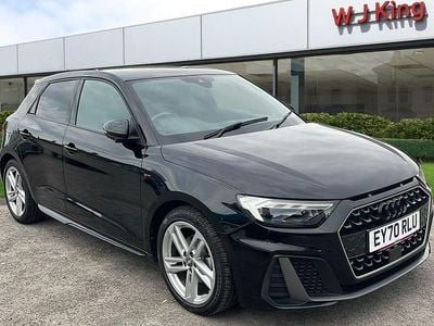 Used Audi A1 Sportback S-Line 116 HP (85 kW) 2020 Mythos black Hatchback