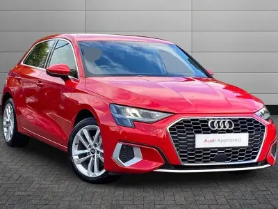 Used Audi A3 Sport 108 HP (79 kW) 2023 Red Sedan