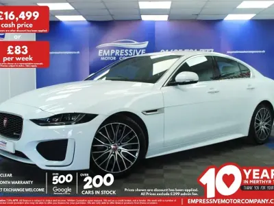 Used Jaguar XE R-Dynamic 300 HP (220 kW) 2019 White Sedan