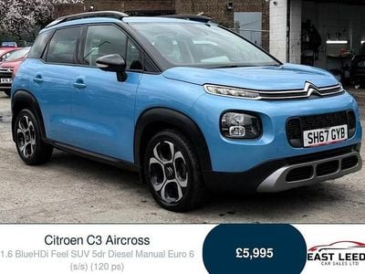 Used Citroën C3 Aircross Feel 2017 Blue SUV
