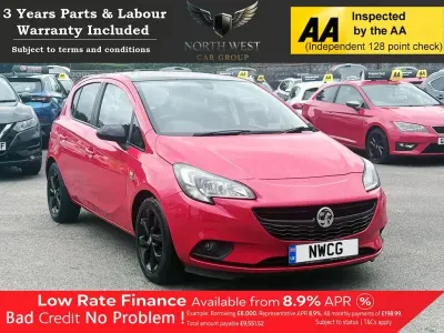 Used Vauxhall Corsa drive 75 HP (55 kW) 2019 Red Hatchback