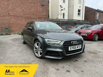 Used Audi A3 Sportback S-Line 184 HP (135 kW) 2016 Grey Hatchback