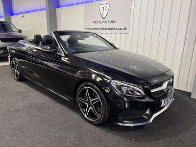 Used Mercedes C250 AMG line 2017 Black Cabriolet