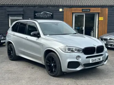 Used BMW X5 M Sport 218 HP (160 kW) 2015 Silver SUV