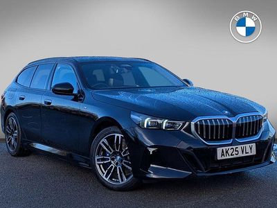 Black Used 2025 BMW 530e M Sport Estate | £45,523