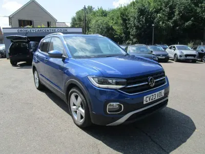 Used VW T-Cross SEL 110 HP (80 kW) 2023 Blue SUV
