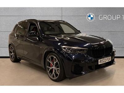 Carbon black Used 2022 BMW X5 M Sport SUV | £44,995 (Good price)