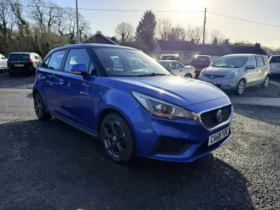 Used MG MG3 Excite 106 HP (77 kW) 2018 Blue Hatchback