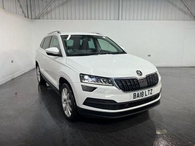 Used Skoda Karoq SE L 150 HP (110 kW) 2018 White SUV