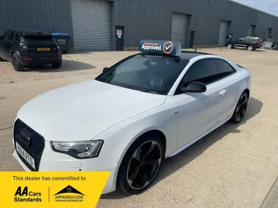 Used Audi A5 Black Edition 2014 White Coupe