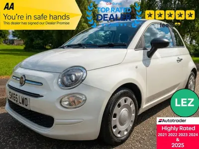 Used Fiat 500 Pop 69 HP (50 kW) 2015 White Hatchback