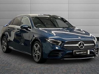 Blue Used 2021 Mercedes A250 AMG Line Premium Plus Sedan | £19,993 (Fair price)