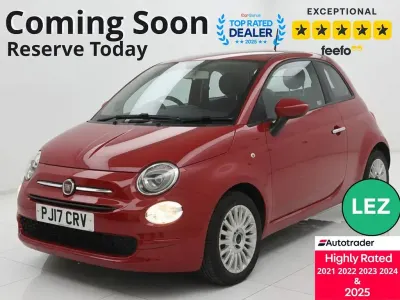 Used Fiat 500 Pop Star 69 HP (50 kW) 2017 Red Hatchback
