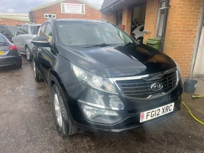 Używany Kia Sportage 115 KM (84 kW) 2012 Czarny SUV