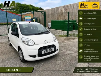 Used Citroën C1 68 HP (50 kW) 2011 White Hatchback
