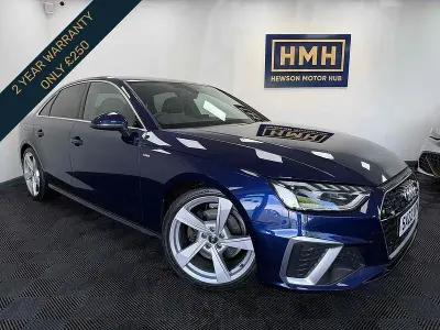 Used Audi A4 S-Line 2022 Blue Sedan