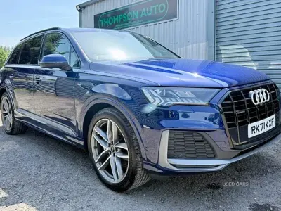 Used Audi Q7 S-Line 286 HP (210 kW) 2022 Blue SUV