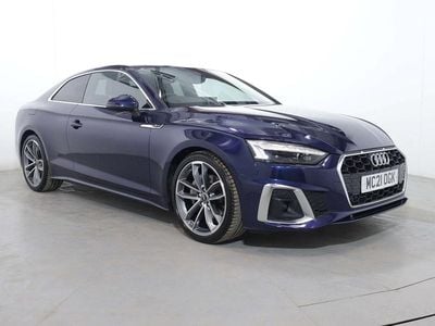 Blue Used 2021 Audi A5 S-Line Coupe | £23,000 (Good price)