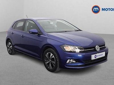 Used VW Polo Match 95 HP (69 kW) 2020 Blue Hatchback