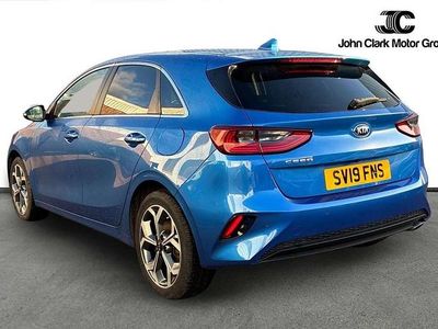 Used Kia Ceed 138 HP (101 kW) 2019 Blue Hatchback
