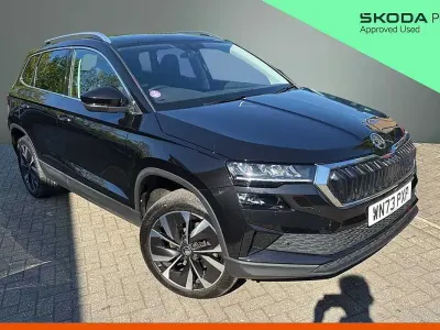 Używany Skoda Karoq SE L 110 KM (80 kW) 2023 Czarny SUV