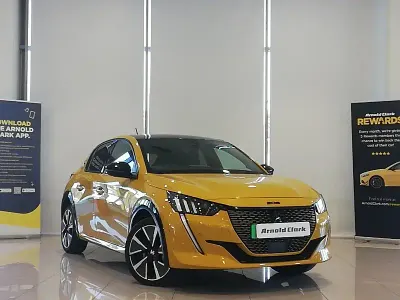 Used Peugeot e-208 GTi 100 kW (136 HP) 2021 Yellow Hatchback