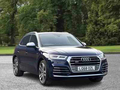 Used Audi SQ5 S-Line 354 HP (260 kW) 2018 Blue SUV