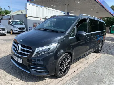 Used Mercedes V220 AMG line 163 HP (119 kW) 2018 Black MPV