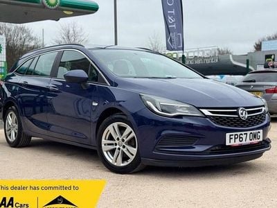 Used Vauxhall Astra 110 HP (80 kW) 2018 Blue Estate