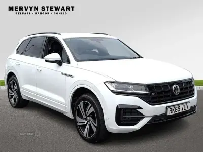 Used VW Touareg R-line 286 HP (210 kW) 2020 White SUV