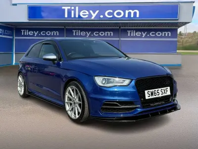 Used Audi S3 Sportback Business 300 HP (220 kW) 2015 Blue Hatchback