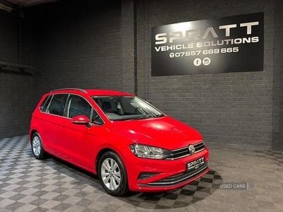 Used VW Golf Sportsvan SE 130 HP (95 kW) 2018 Red MPV
