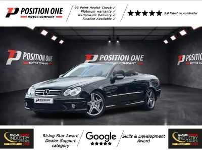 Used Mercedes CLK63 AMG AMG 481 HP (353 kW) 2007 Black Cabriolet