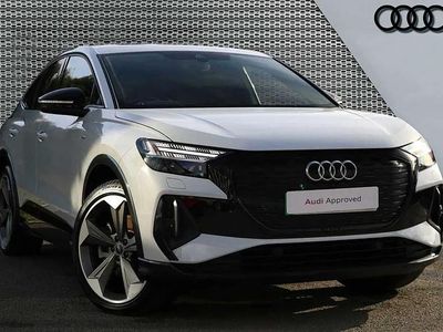 White Used 2024 Audi Q4 Sportback e-tron Advanced SUV | £44,795