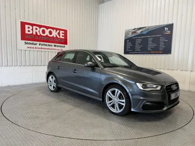 Used Audi A3 S-Line 2015 Grey Hatchback