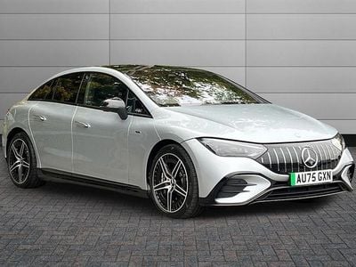 Begagnad Mercedes EQE AMG 53 Premium Plus 459 kW (625 HK) 2025 Silver Sedan