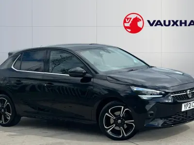 Used Vauxhall Corsa Ultimate 100 HP (73 kW) 2021 Black Hatchback