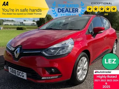 Used Renault Clio Dynamique 75 HP (55 kW) 2018 Red Hatchback