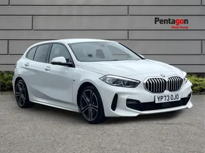 Used BMW 118 M Sport 134 HP (98 kW) 2023 White Hatchback
