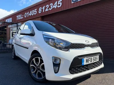 Used Kia Picanto 84 HP (61 kW) 2019 White Hatchback