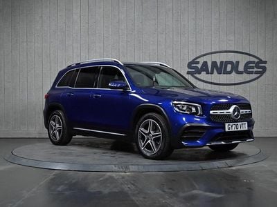 Blue Used 2020 Mercedes GLB220 AMG line SUV | £25,899 (Fair price)