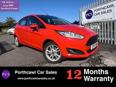 Usado Ford Fiesta Zetec 82 HP (60 kW) 2016 Vermelho Citadino