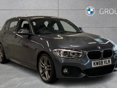 Begagnad BMW 118 M Sport 148 HK (108 kW) 2018 Grå Halvkombi