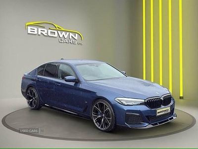 Used BMW 520 M Sport 2020 Blue Sedan