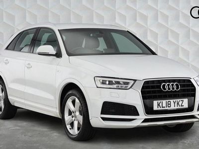 Used Audi Q3 S-Line 150 HP (110 kW) 2018 White SUV