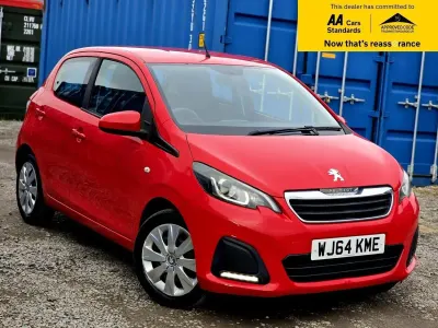 Usado Peugeot 108 Active 68 CV (50 kW) 2015 Rojo Utilitario