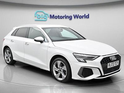 Begagnad Audi A3 Sportback e-tron S-Line 204 HK (150 kW) 2022 Vit Halvkombi